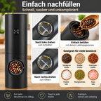 Elektrische Salz- und Pfeffermühle mit LED-Licht – Bild 3