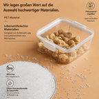 Luftdichte Vorratsbehälter für Lebensmittel – Küchen- und Vorratskammer-Organizer