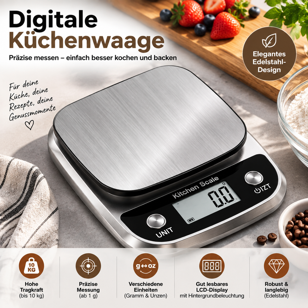Digitale Küchenwaage – Bild 1