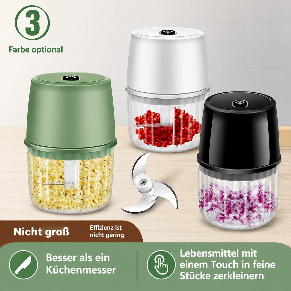 Elektrischer Mini-Zerkleinerer für Knoblauch und Gemüse – Bild 4