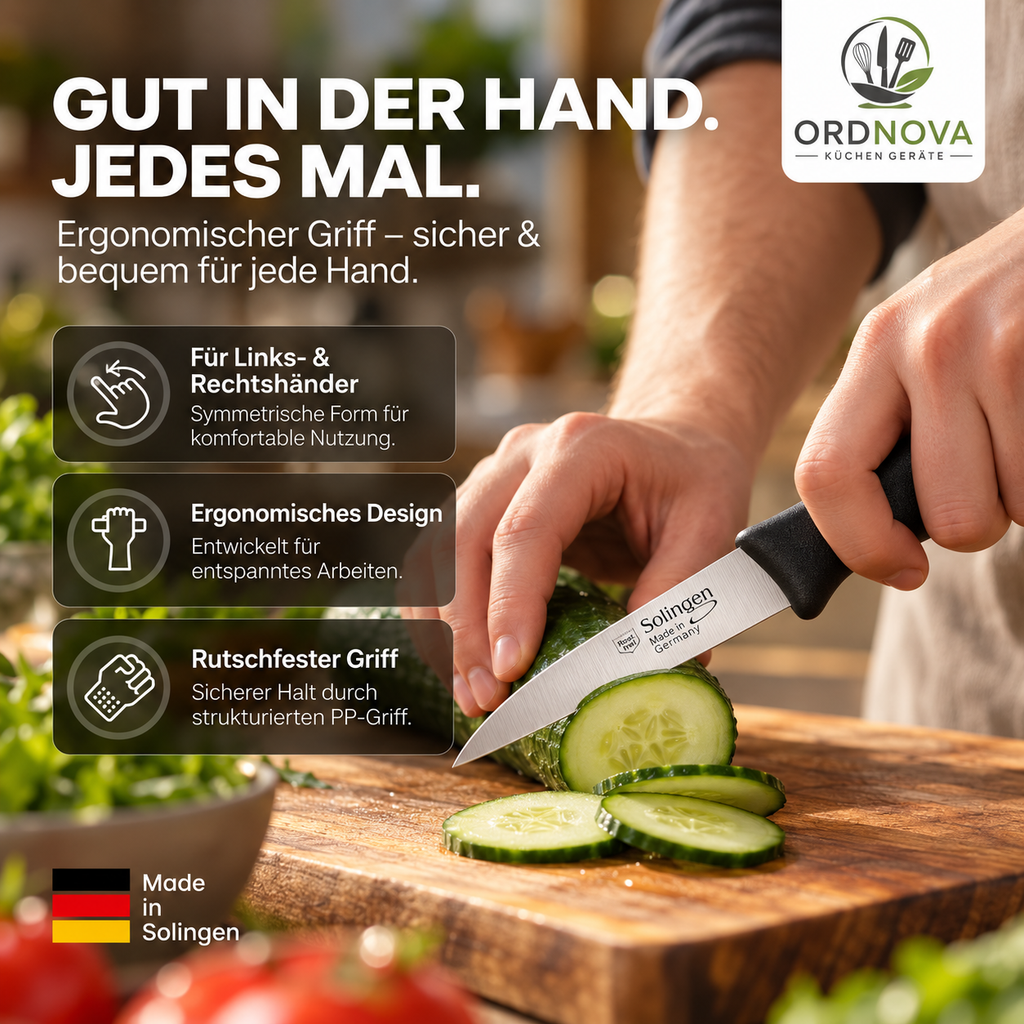 Schälmesser gebogen – 2er-Set, Made in Solingen