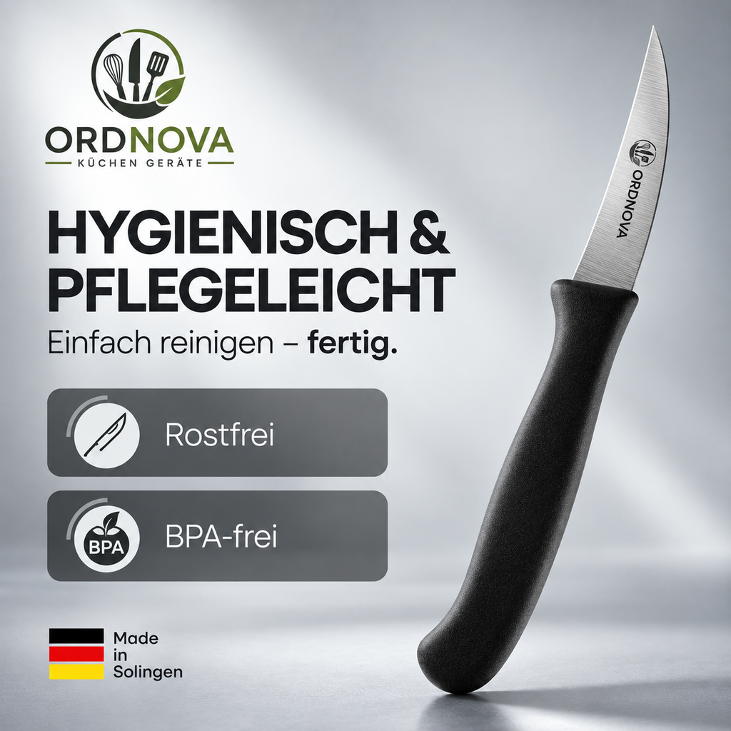 Schälmesser gebogen – 2er-Set, Made in Solingen
