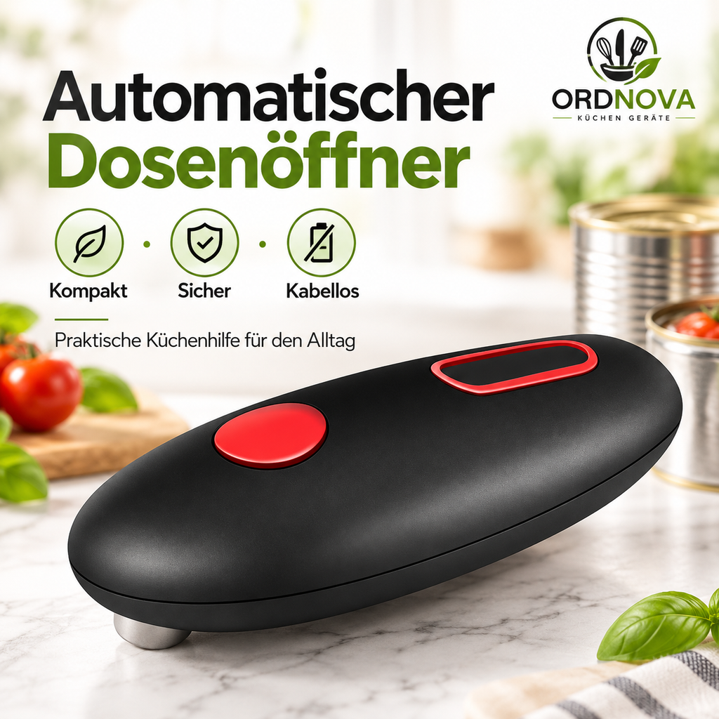 Elektrischer Dosenöffner – Öffnen per Knopfdruck
