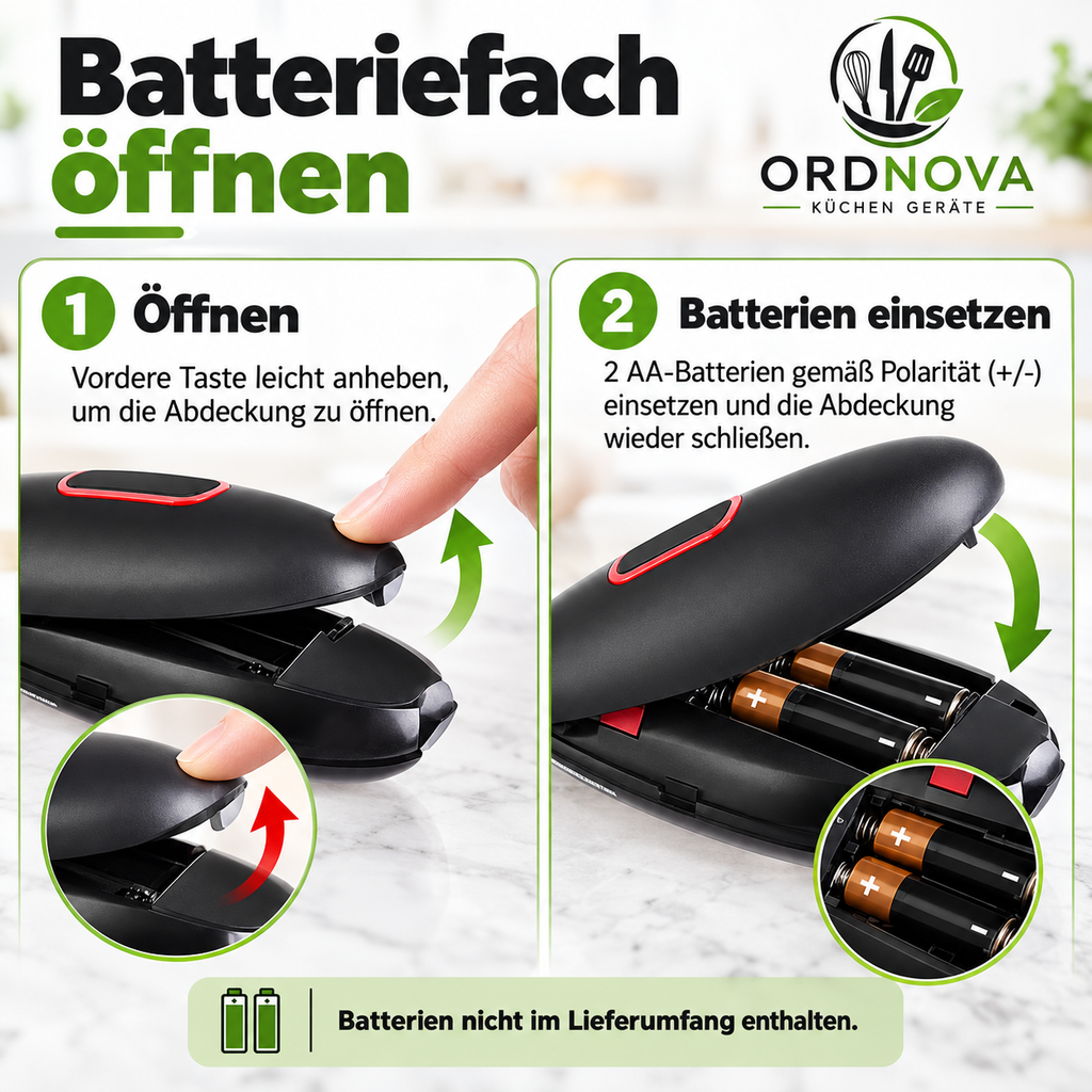 Elektrischer Dosenöffner – Öffnen per Knopfdruck