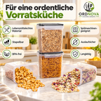 Vorratsdosen 24er-Set – luftdicht mit Deckel & Etiketten