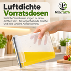 Vorratsdosen 24er-Set – luftdicht mit Deckel & Etiketten