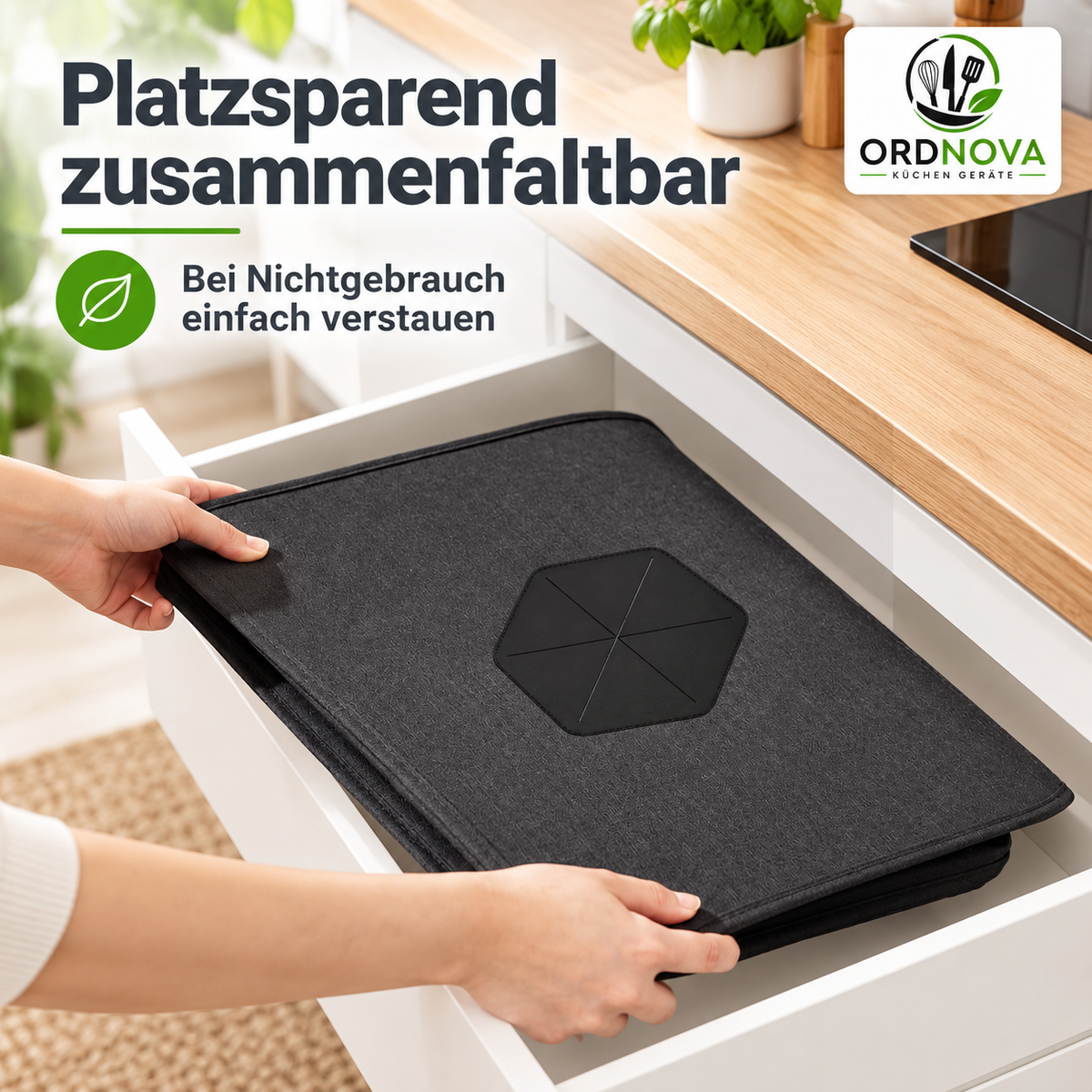 Pfandflaschen-Sammelbehälter 105 L mit Deckel – faltbar, Dunkelgrau