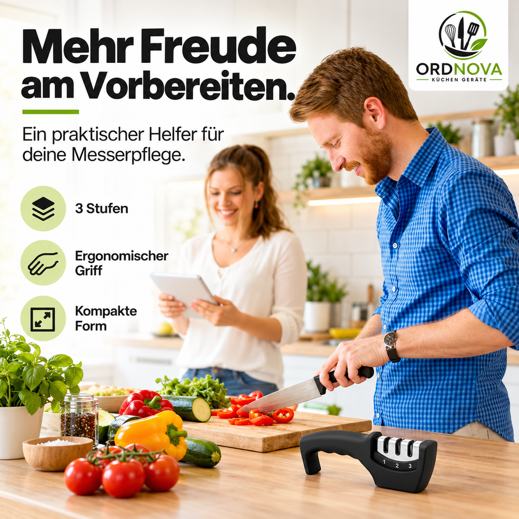 Messerschärfer 3-stufig – Smart Sharp von Lantana, manuell