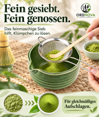 Matcha Set 7-teilig mit Bambusbesen und Keramikschale – Matcha-Zubehör für Einsteiger