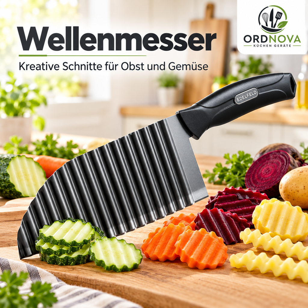 Wellenschneider aus Edelstahl – Wellenschnitt-Messer
