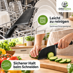 Wellenschneider aus Edelstahl – für Gemüsesticks, Gurken und Obst
