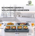 SEVERIN Raclette-Grill RG 2371 mit Naturgrillstein – Raclette und Grill in einem