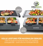SEVERIN Raclette-Grill RG 2371 mit Naturgrillstein – Raclette und Grill in einem