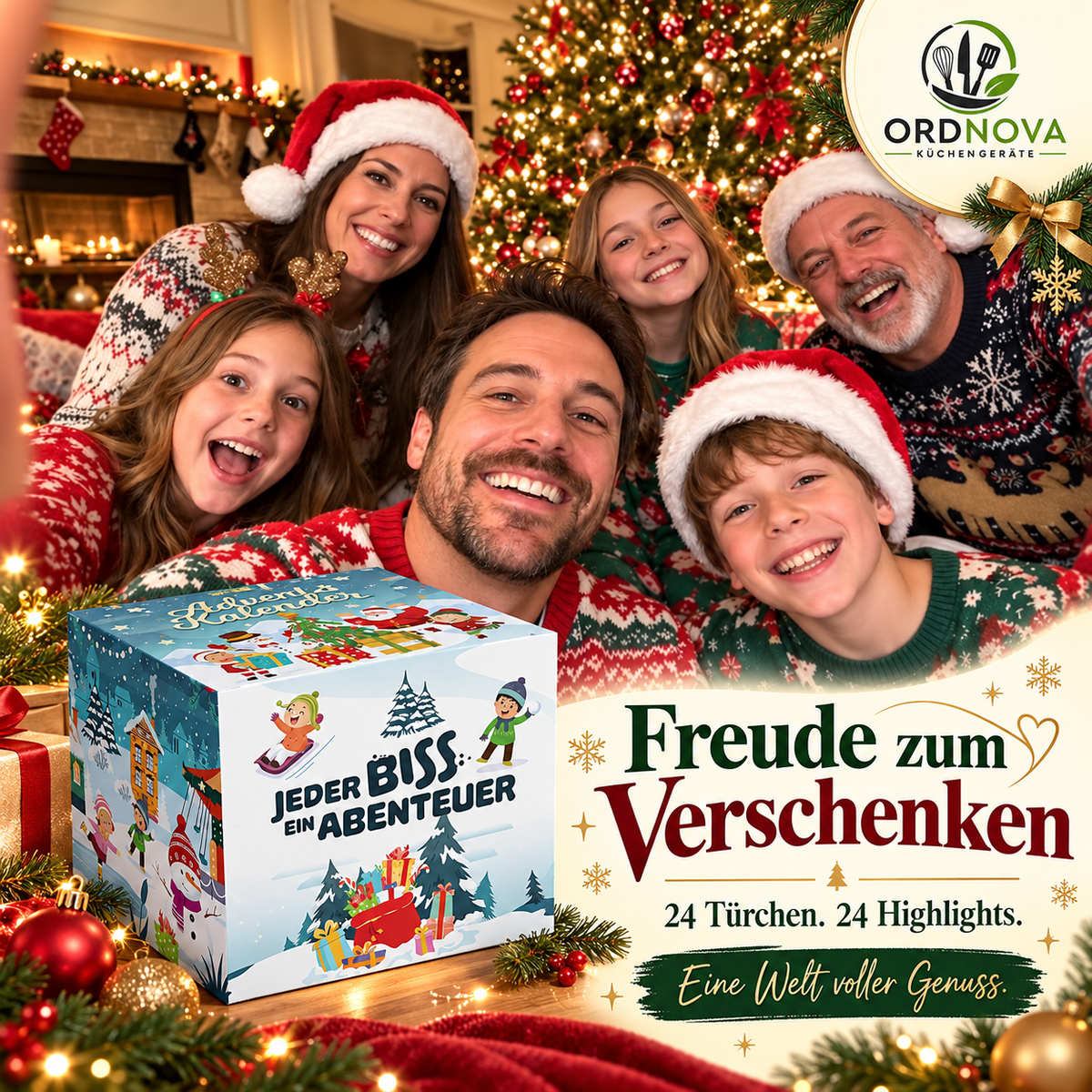 Vernasche die Welt Adventskalender 2026 – 24 Süßigkeiten und Snacks aus über 20 Ländern