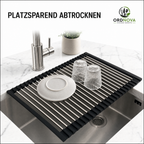 Edelstahl-Abtropfgestell für die Spüle – Bild 2