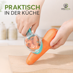 Obst- und Kartoffelschäler mit Auffangbehälter – Bild 2